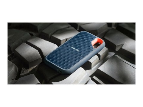 SanDisk Extreme Portable V2 - SSD - 4 TB - zewnętrzny (przenośne) - USB 3.2 Gen 2 - 256 bitów AES - czarny