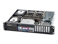 Supermicro SC523 L-505B - Montowany w stojaku 2U - ATX 500 wat - czarny