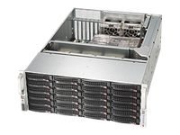 Supermicro SC846 BA-R920B - Montowany w stojaku 4U - rozszerzenie ATX - SATA/SAS - wymiana podczas pracy 920 wat - czarny