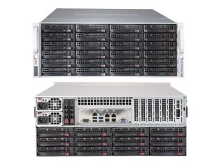 Supermicro SC847 BE2C-R1K23LPB - Montowany w stojaku 4U - SATA/SAS - wymiana podczas pracy 1200 wat - czarny