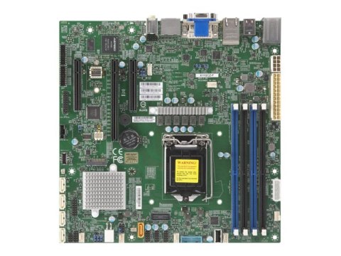 Supermicro SuperServer 1019C-HTN2 - Serwer - montowany w stojaku 1U - pojedynczy - bez CPU - RAM 0 GB - SATA - wymiana podczas p
