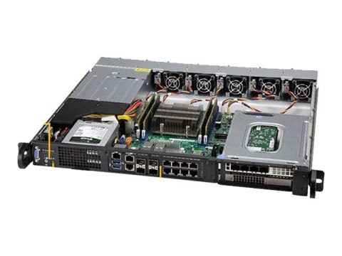 Supermicro SuperServer 1019D-4C-RAN13TP+ - Serwer - montowany w stojaku 1U - pojedynczy - 1 x Xeon D-2123IT - RAM 0 GB - brak HD