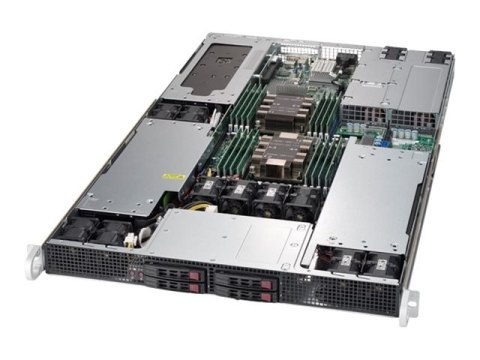 Supermicro SuperServer 1029GP-TR - Serwer - montowany w stojaku 1U - podwójny - bez CPU - RAM 0 GB - SATA - wymiana podczas prac