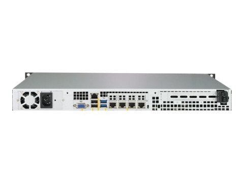 Supermicro SuperServer 5019C-M4L - Serwer - montowany w stojaku 1U - pojedynczy - bez CPU - RAM 0 GB - brak HDD - AST2500 - Giga