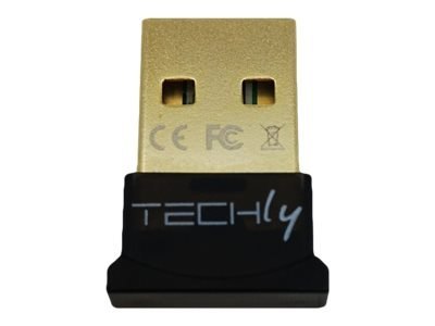 TECHly - Adapter sieciowy - USB - Bluetooth 4.0 EDR - Klasa 1 - czarny