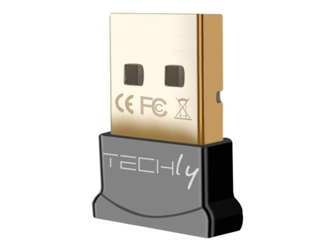 TECHly - Adapter sieciowy - USB - Bluetooth 4.0 EDR - Klasa 1 - czarny
