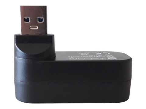 TECHly Mini Rotating Hub - Koncentrator - 3 x SuperSpeed USB 3.0 - stacjonarny