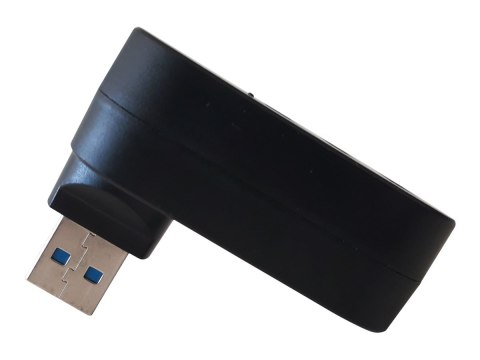TECHly Mini Rotating Hub - Koncentrator - 3 x SuperSpeed USB 3.0 - stacjonarny