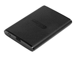Transcend ESD270C - SSD - zaszyfrowany - 250 GB - zewnętrzny (przenośne) - USB 3.1 Gen 2 (USB-C złącze) - 256 bitów AES - czarny