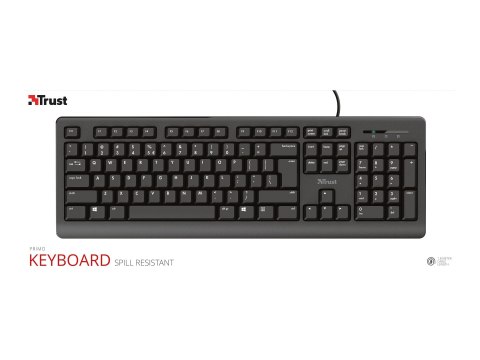 Trust Primo - Klawiatura - USB - QWERTY