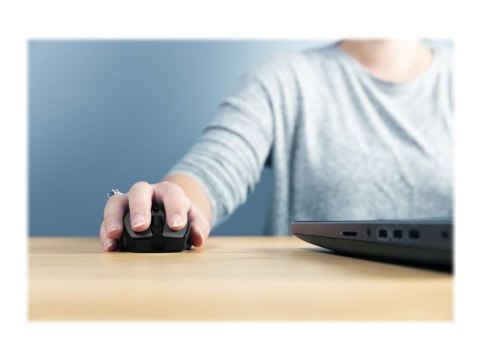 Trust Zaya - Mysz - prawo i leworęczna - optyczna - 4 przyciski - bezprzewodowa - 2.4 GHz - odbiornik bezprzewodowy USB - czarny