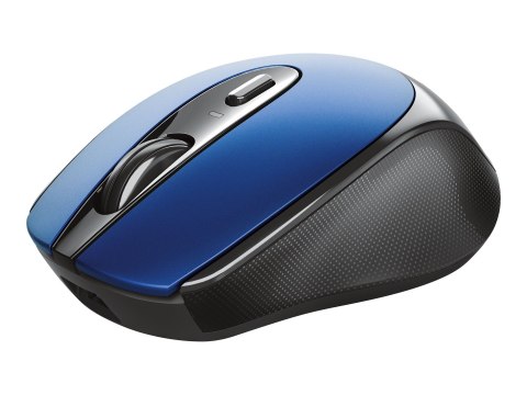 Trust Zaya - Mysz - prawo i leworęczna - optyczna - 4 przyciski - bezprzewodowa - 2.4 GHz - odbiornik bezprzewodowy USB - niebie