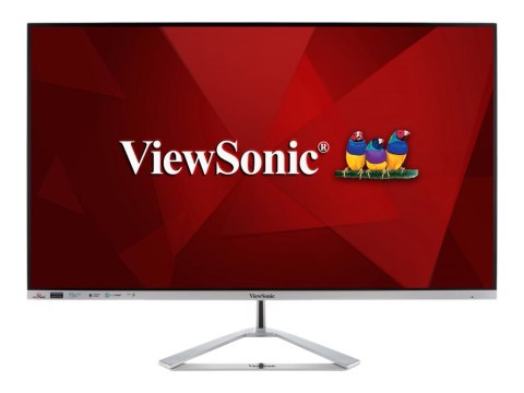 ViewSonic VX3276-2K-MHD-2 - Monitor LED - 32" (31.5" widoczny) - 2560 x 1440 WQHD @ 75 Hz - IPS - 250 cd/m² - 1200:1 - HDR10 - 4
