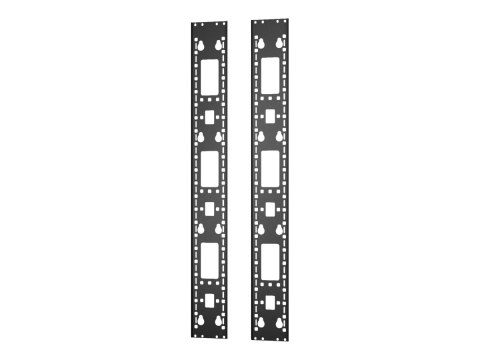 APC Easy Rack - Kanał akcesoriów obudowy (pion) - czarny - 24U (pakiet 2)