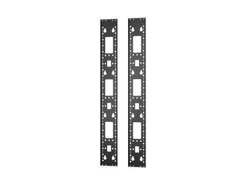 APC Easy Rack - Kanał akcesoriów obudowy (pion) - czarny - 24U (pakiet 2)