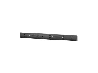 APC Easy Rack - Organizer kabli w obudowie - czarny - 1U