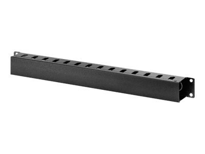APC Easy Rack - Organizer kabli w obudowie (poziom) - czarny - 1U - 19"