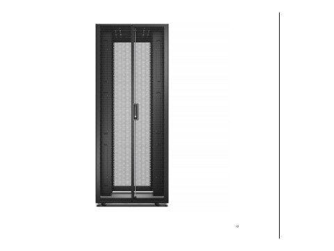 APC Easy Rack - Stojak szafa - czarny - 42U - 19"