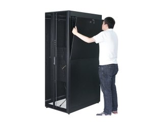 APC Easy Rack - Stojak szafa - czarny - 48U - 19"