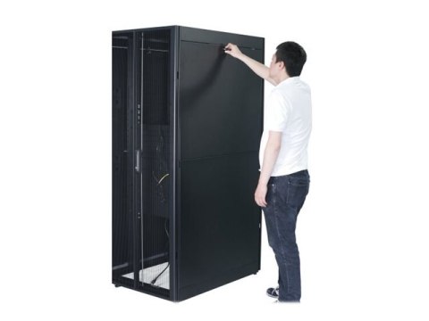 APC Easy Rack - Stojak szafa - czarny - 48U - 19"