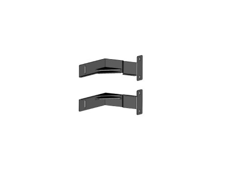 APC Easy Rack - Zestaw wspornika do masztu - dolne - czarny