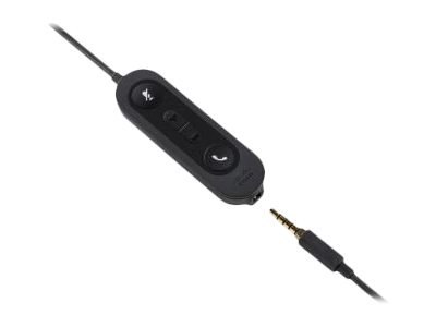 Cisco 522 Wired Dual - Słuchawka - nauszne - przewodowa - złącze 3,5 mm - fabrycznie regenerowany