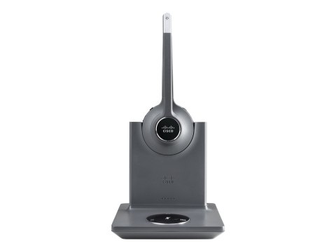 Cisco 561 Wireless Single - Słuchawka - nauszne - rozkładany - DECT 6.0 - bezprzewodowa - z Multibase Station - fabrycznie regen