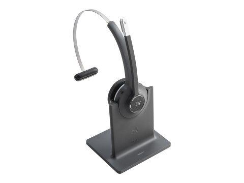 Cisco 561 Wireless Single - Słuchawka - nauszne - rozkładany - DECT 6.0 - bezprzewodowa - z Standard Base Station - fabrycznie r