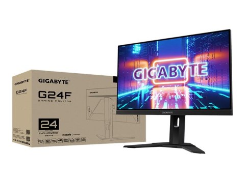 Gigabyte G24F - Monitor LED - 24" - 1920 x 1080 Full HD (1080p) @ 165 Hz - IPS - 300 cd/m² - 1000:1 - 1 ms - 2xHDMI, DisplayPort