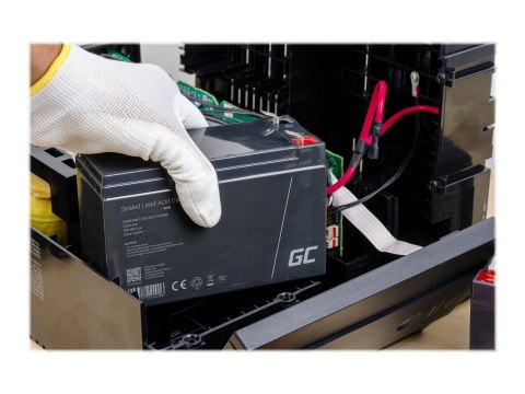 Green Cell AGM - Bateria - kwasowo-ołowiowy - 10 Ah - czarny