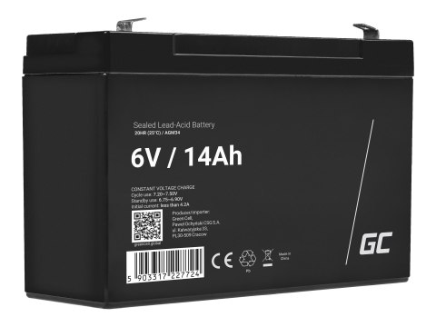 Green Cell - Bateria - kwasowo-ołowiowy - 14 Ah