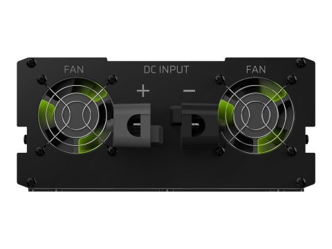 Green Cell INV21 - Inwerter DC na AC - DC 24 V - 3000 wat - złącza wyjściowe: 2 - Europa - czarny