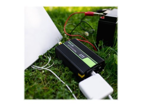 Green Cell - Inwerter DC na AC - 12 V - 300 wat - czarny