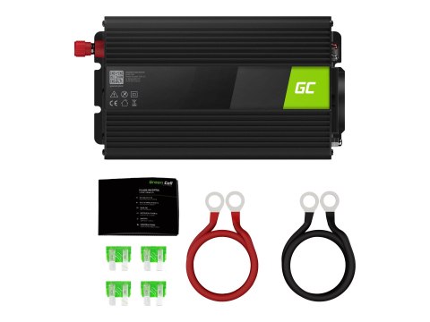 Green Cell - Inwerter DC na AC - DC 12 V - 2000 wat - czarny