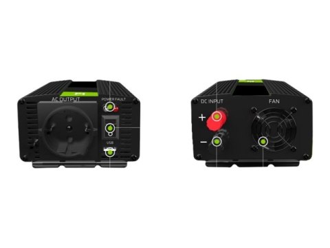 Green Cell - Inwerter DC na AC - DC 24 V - 1000 wat - złącza wyjściowe: 1 - czarny