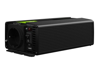 Green Cell - Inwerter DC na AC - DC 24 V - 1000 wat - złącza wyjściowe: 1 - czarny