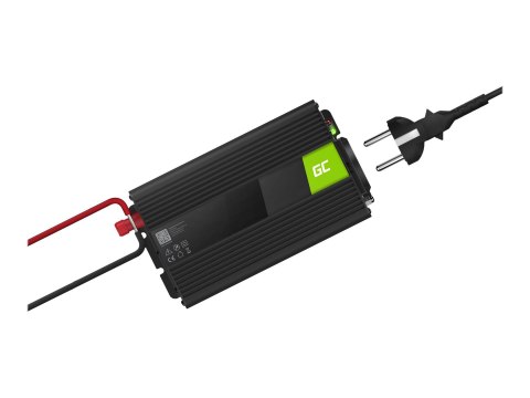 Green Cell - Inwerter DC na AC - DC 24 V - 500 wat - złącza wyjściowe: 1 - czarny