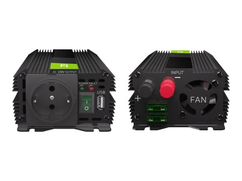 Green Cell PRO - Inwerter DC na AC - DC 24 V - 1000 wat - czarny