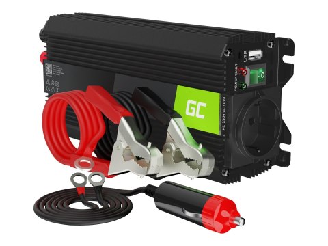 Green Cell PRO - Inwerter DC na AC - DC 24 V - 1000 wat - czarny