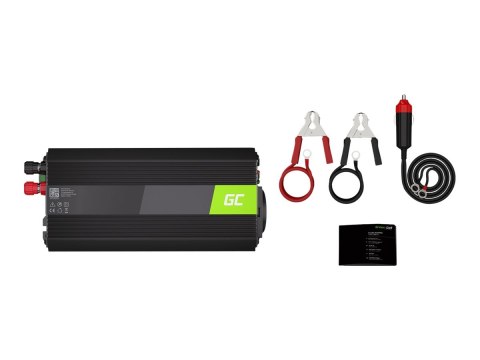 Green Cell PRO - Inwerter DC na AC - DC 24 V - 1000 wat - czarny