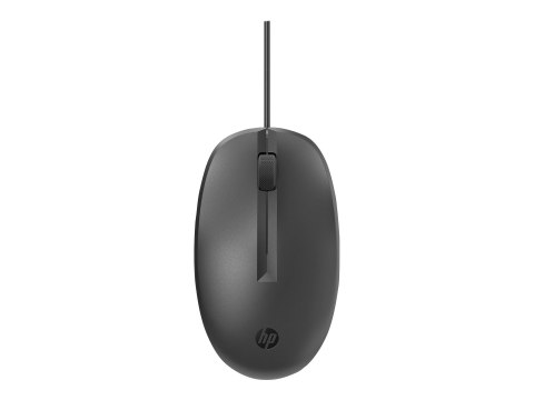 HP 125 - Mysz - przewodowa - USB - czarny (pakiet 120) - dla HP 245 G9, 25X G9; Elite Mobile Thin Client mt645 G7; Pro 260 G9, 4