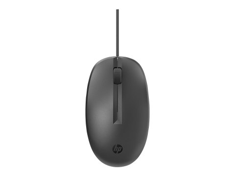 HP 128 - Mysz - laser - przewodowa - czarny
