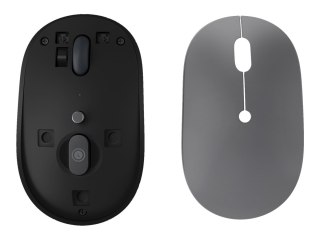 Lenovo Go - Mysz - ergonomiczna - prawo i leworęczna - niebieska optyczna - 5 przyciski - bezprzewodowa - 2.4 GHz - odbiornik be