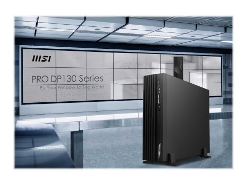 MSI PRO DP130 11 008EU - SFF Core i7 11700 / do 4.9 GHz - RAM 8 GB - SSD 256 GB - NVMe - UHD Graphics 750 - Gigabit Ethernet, Bl