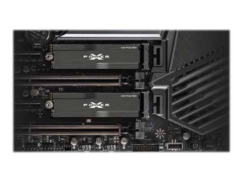 SILICON POWER XD80 - SSD - 512 GB - wewnętrzny - M.2 2280 - PCIe 3.0 x4 (NVMe)