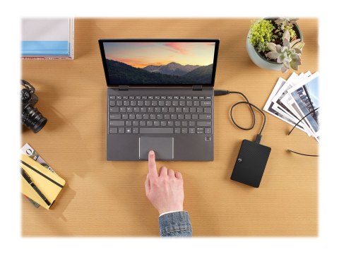 Seagate Expansion STKM5000400 - Dysk twardy - 5 TB - zewnętrzny (przenośne) - USB 3.0 - czarny - z Seagate Rescue Data Recovery