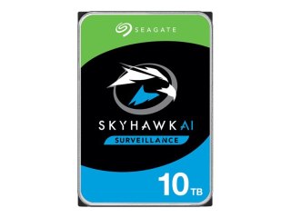 Seagate SkyHawk AI ST10000VE001 - Dysk twardy - 10 TB - wewnętrzny - 3,5" - SATA 6Gb/s - 7200 obr/min - bufor: 256 MB