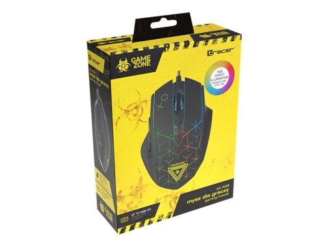Tracer GAMEZONE XO - Mysz - ergonomiczna - praworęczna - optyczna - 6 przyciski - przewodowa - USB