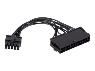 Akyga AK-CA-76 - Adapter zasilania - zasilanie ATX 24 pin (F) do zasilanie wewnętrzne 10 pin (F) - 10 cm