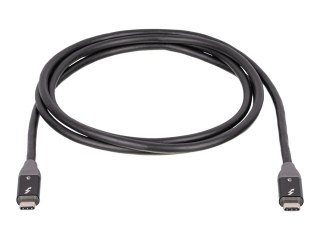 Akyga AK-USB-34 - Kabel Thunderbolt - USB-C (M) do USB-C (M) - Thunderbolt 3 - 20 V - 5 A - 1.5 m - aktywny - czarny